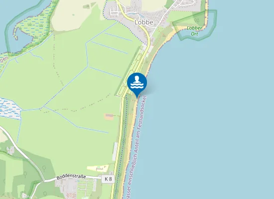 Map of Hundestrand