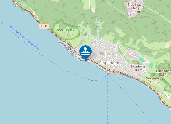 Map of Strandbad Sipplingen