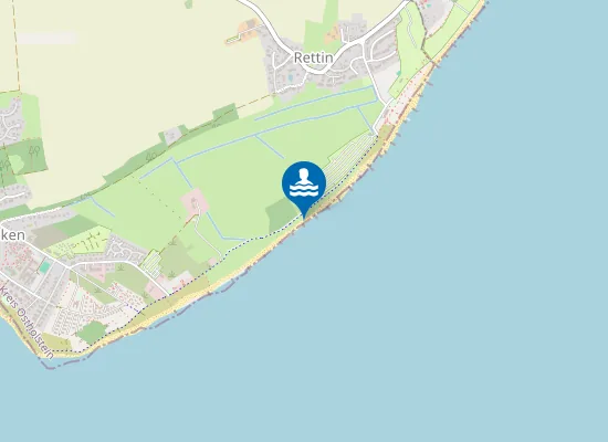 Map of Hundestrand