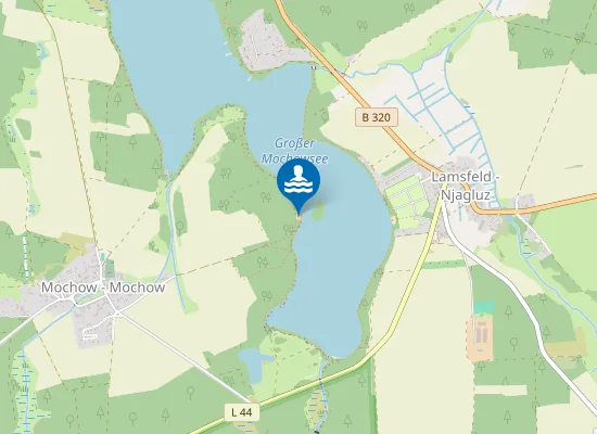 Map of Badestelle Mochow