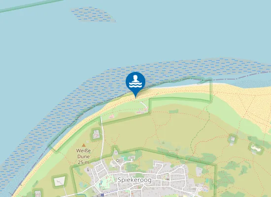 Map of Hauptbadestrand