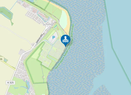 Map of DLRG am Badestrand Schillig