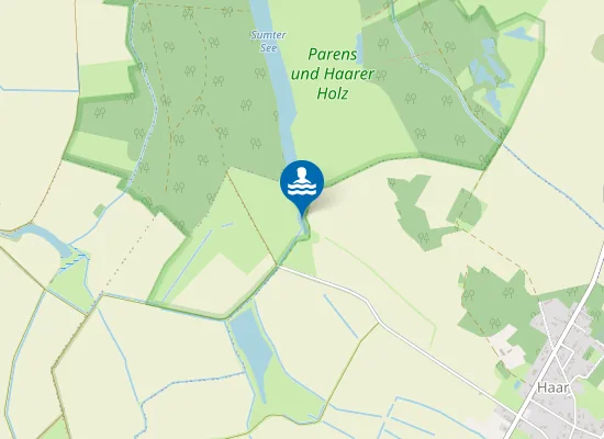 Map of SUMTER SEE BADESTELLE HAAR