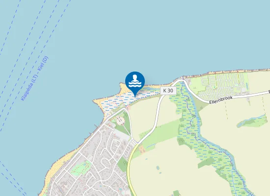 Map of Hundestrand Laboe