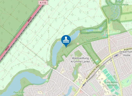 Map of Krumme Lanke