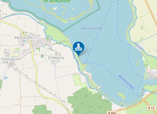 Map of Kitesurf Spot Westufer