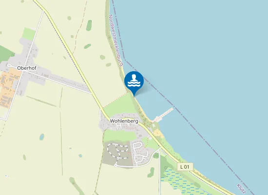 Map of Hundestrand Wohlenberg