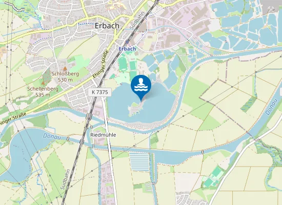 Map of Badesee Erbach