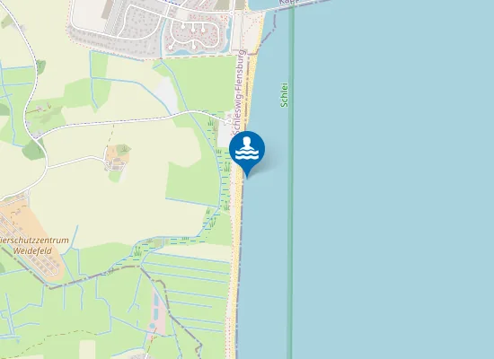 Map of Weidefelder Strand