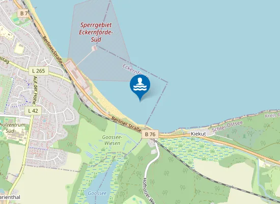Map of Südstrand