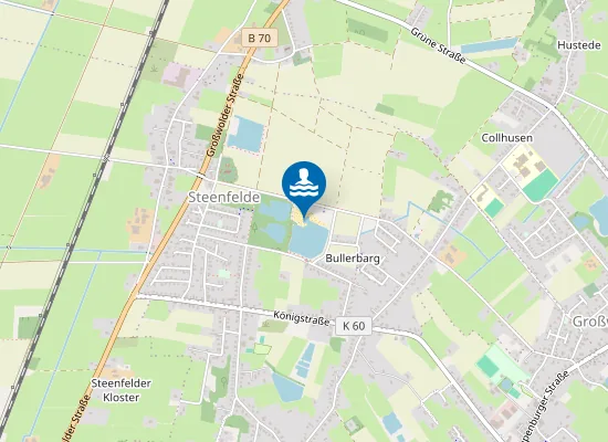 Map of BADESEE STEENFELDE WESTOVERLEDINGEN