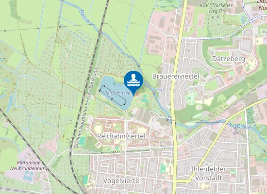 Map of Reitbahnsee Strand