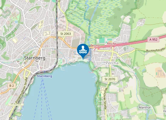 Map of Strandbad Starnberg