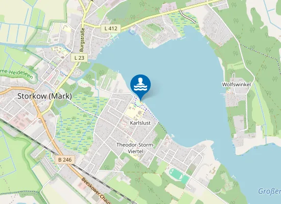 Map of Strand Karlslust