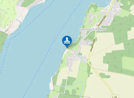 Map of Badestelle Radlow