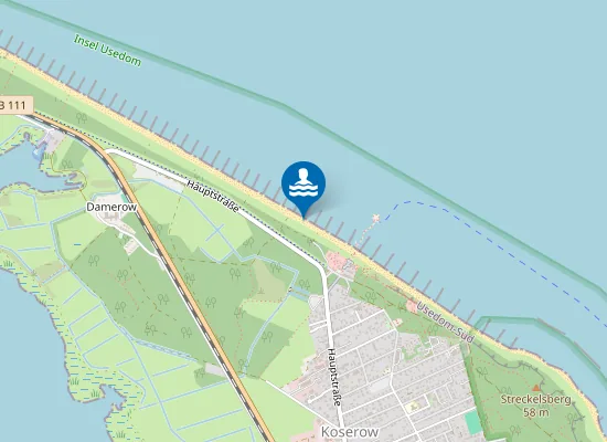 Map of Hundestrand