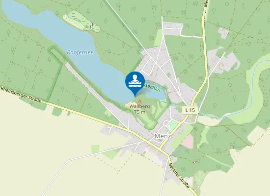 Map of Hundebadestelle