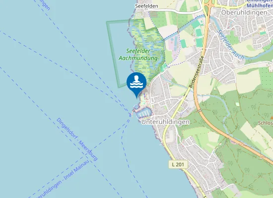 Map of Strandbad Unteruhldingen