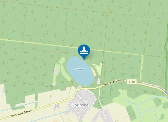 Map of Gorinsee FKK
