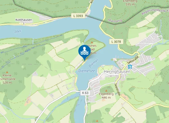 Map of Hundestrand