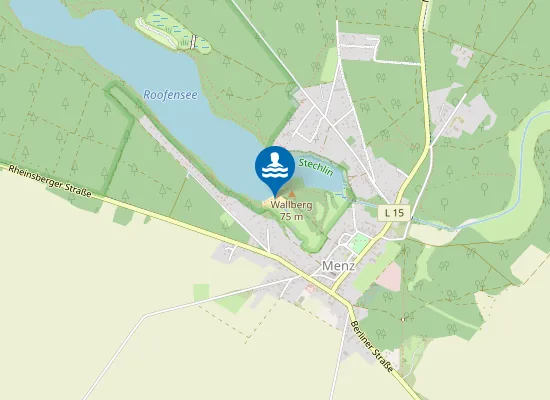 Map of Badestelle Roofensee