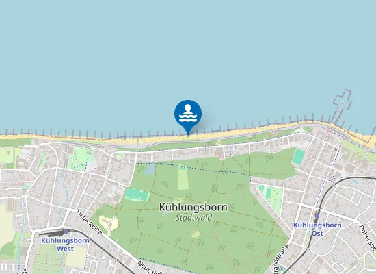 Map of Hundestrand