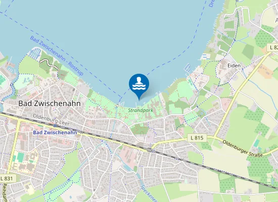 Map of Zwischenahner Meer Badestbad Zwischenahn