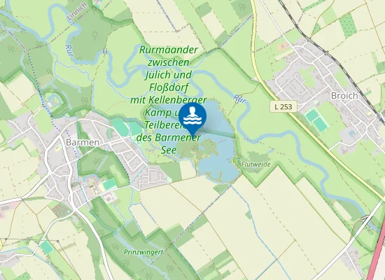 Map of Barmener Baggersee