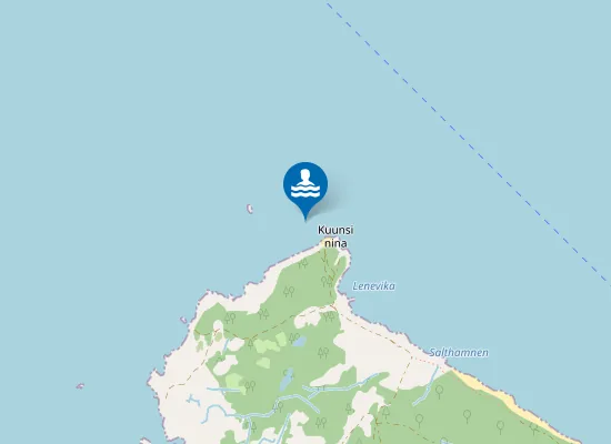 Map of Kuunsi ujumiskoht