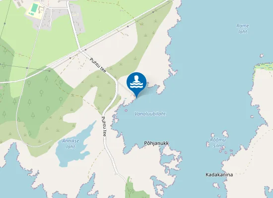 Map of Virtsu Vanaluubi ujumiskoht