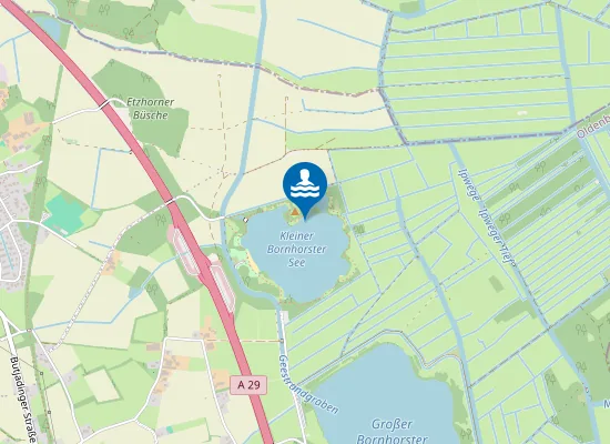 Map of KLEINER BORNHORSTER SEE