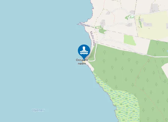 Map of Oosaare supelrand