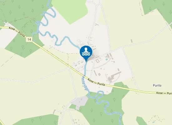 Map of Purila ujumiskoht