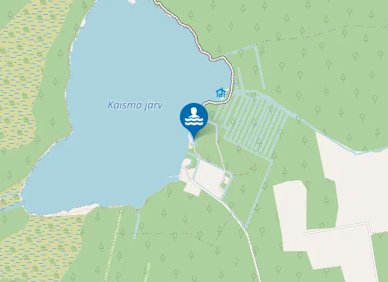 Map of Kaisma järve puhkeala väliujula