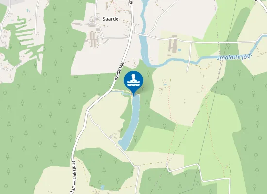 Map of Sillaotsa järve ujumiskoht