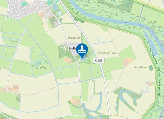 Map of NATURSEE AN DER BORSUMER STRASSE