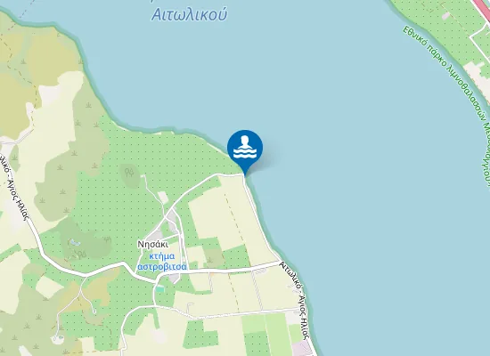 Map of Παραλία Αστροβίτσα