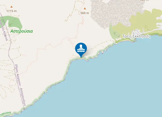 Map of Γλυκός Κόλυμπος
