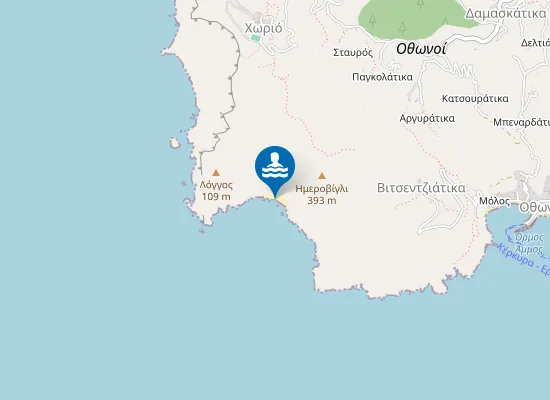 Map of Άσπρη Άμμος
