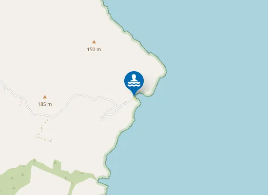 Map of Diktina Beach