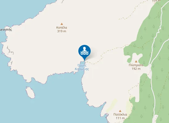 Map of Κεραμενή