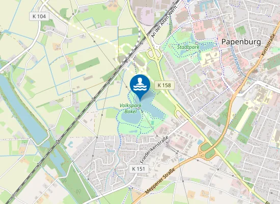 Map of NATURBAD SURFSEE BOKEL