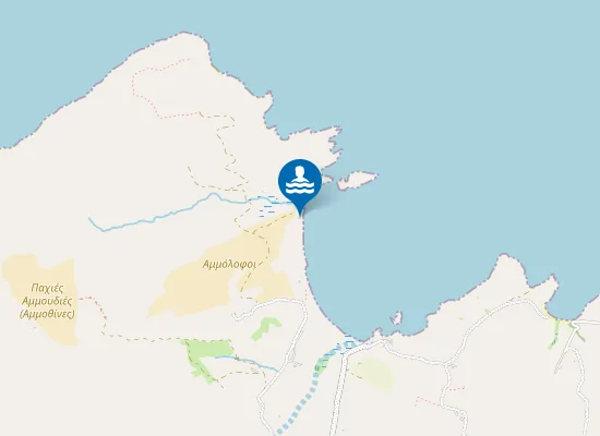 Map of Gomati Umbrella Beach
