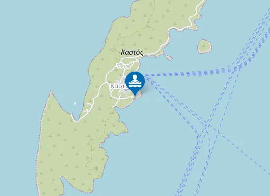 Map of Mylos beach