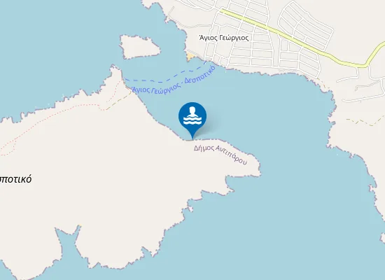 Map of Παραλία Παναγίας Δεσποτικού