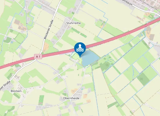 Map of SILBERSEE STUHR