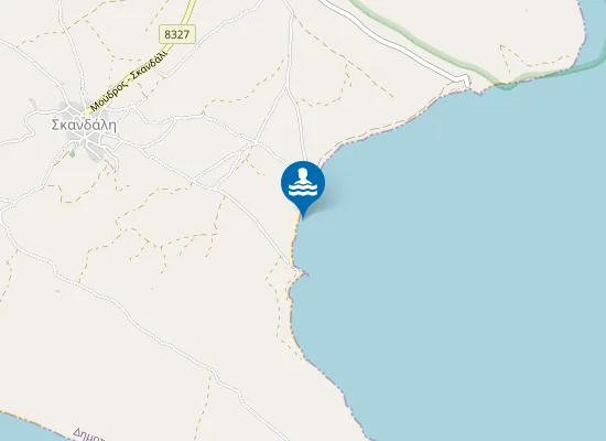 Map of Louri Beach