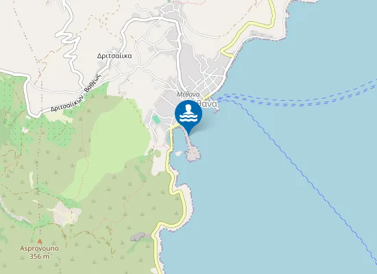 Map of Παραλία Νισάκι