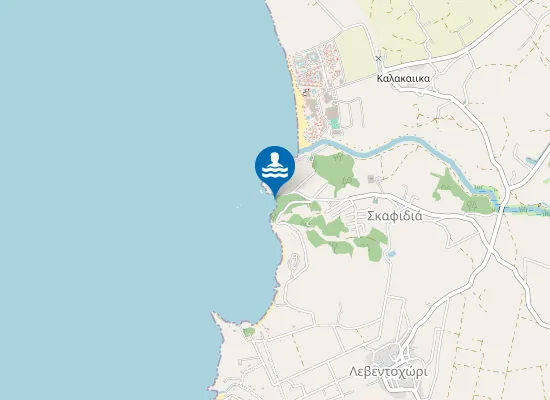 Map of Skafidia Beach