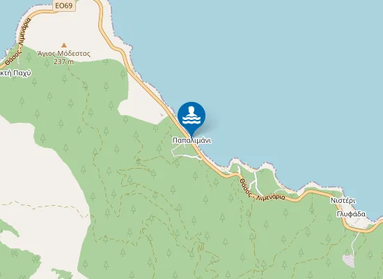 Map of Παπαλιμάνι